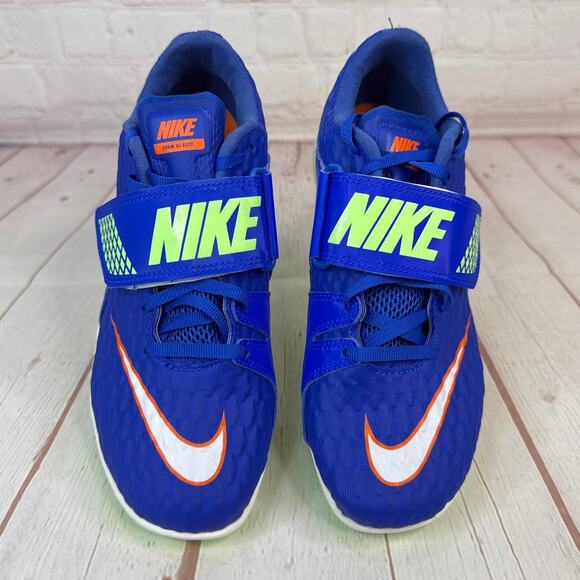 Nike High Jump Elite Track & Field Blue Spikes Shoes Mens Size 5.5 806561-400 - Picture 6 of 10